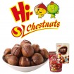 Organic food for roasted ringent chestnut